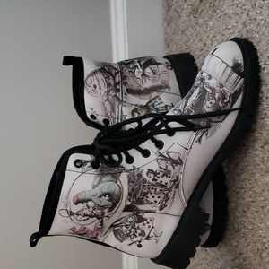Alice in wonderland boots